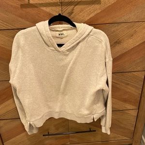 Madewell Hooded Sweatshirt Size M in Heather Gray